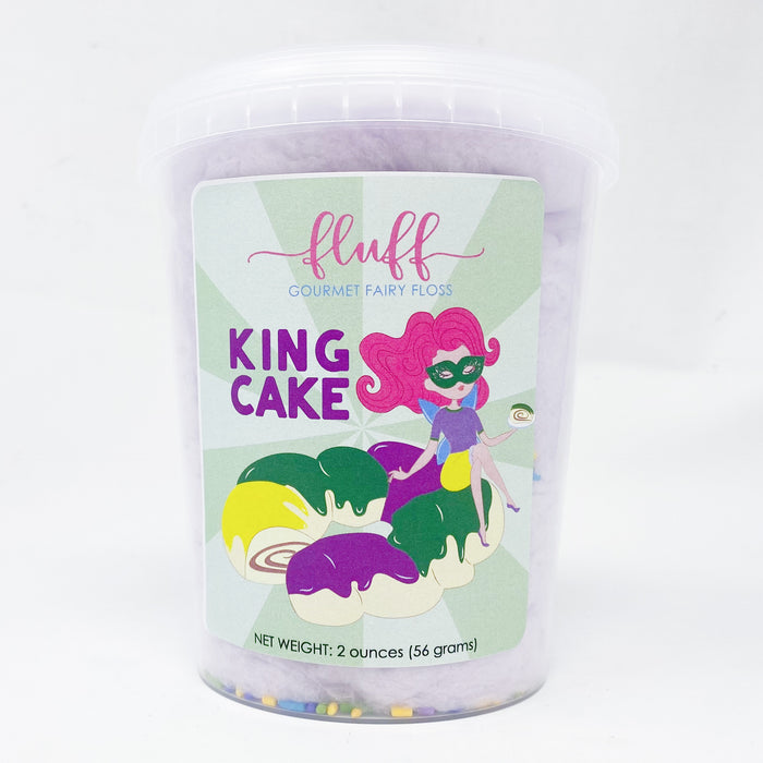 King Cake Cotton Candy
