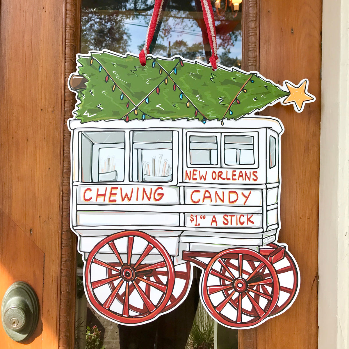 Cute Christmas Little Debbie Cake Christmas Tree Door Hanger NOLA — Home  Malone