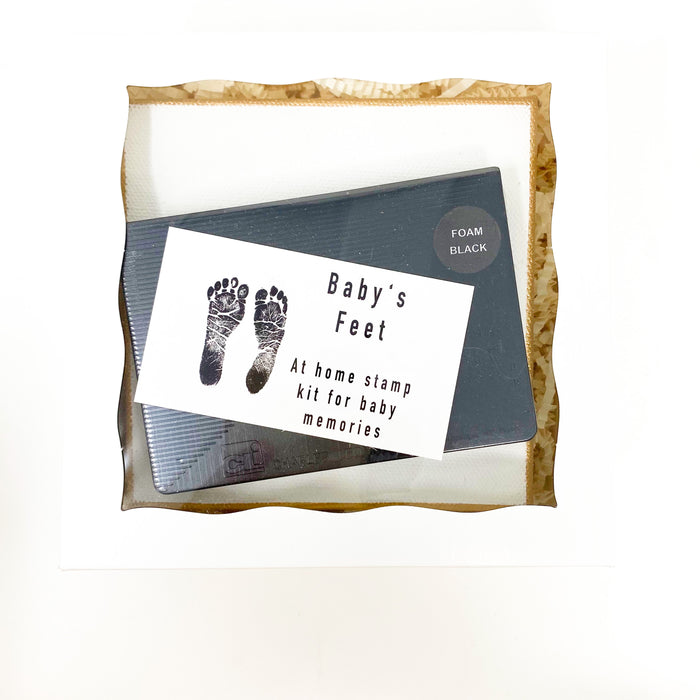 Baby Feet Stamp Kit: White