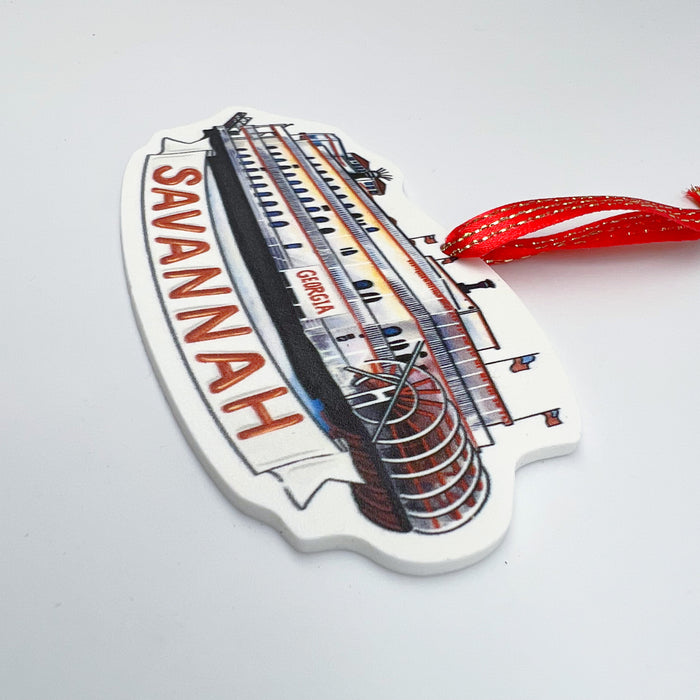 Savannah Riverboat Ornament - ONLINE EXCLUSIVE