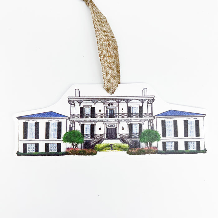 Phi Mu House Ornament - University of Georgia - ONLINE EXCLUSIVE