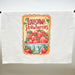 Home Malone Louisiana Strawberries Tea Towel, Sweet Summer Time Strawberries, NOLA, Printed in New Orleans