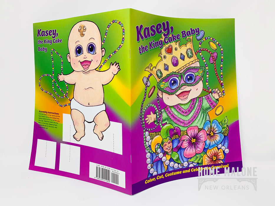 Kasey, The King Cake Baby: Paper Doll Book