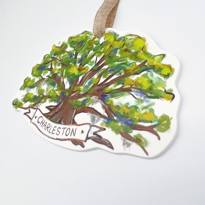 Charleston Oak Tree Ornament - ONLINE EXCLUSIVE