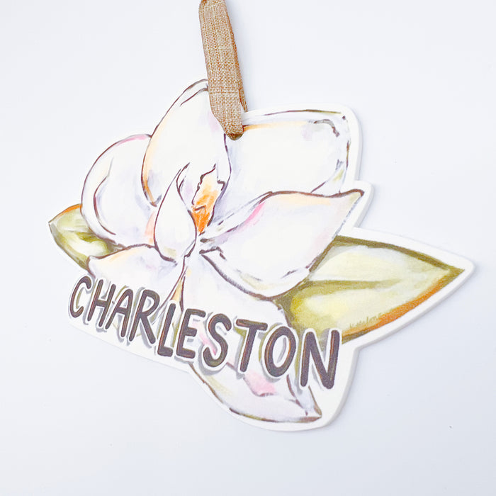 Charleston Magnolia Ornament - ONLINE EXCLUSIVE