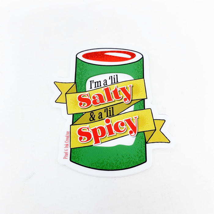 Salty & Spicy Vinyl Sticker