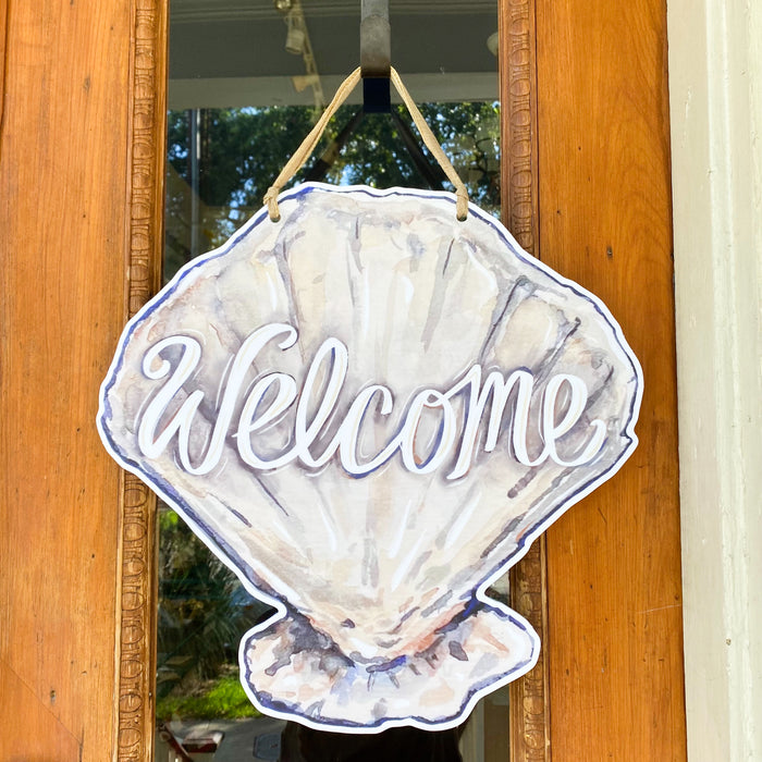Seashell Welcome Door Hanger