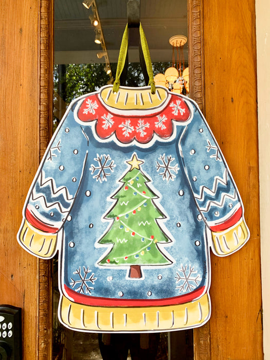 Christmas Sweater Door Hanger