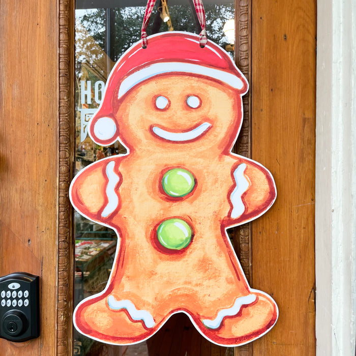 Gingerbread Cookie Door Hanger Home Malone New Orleans