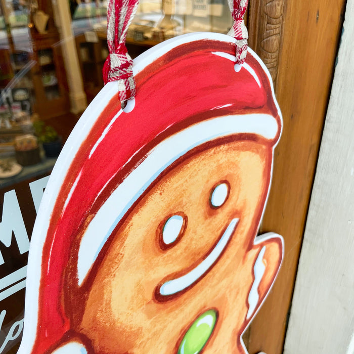 Gingerbread Man Door Hanger