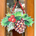 Holiday Pinecone Christmas Door Hanger Home Malone New Orleans