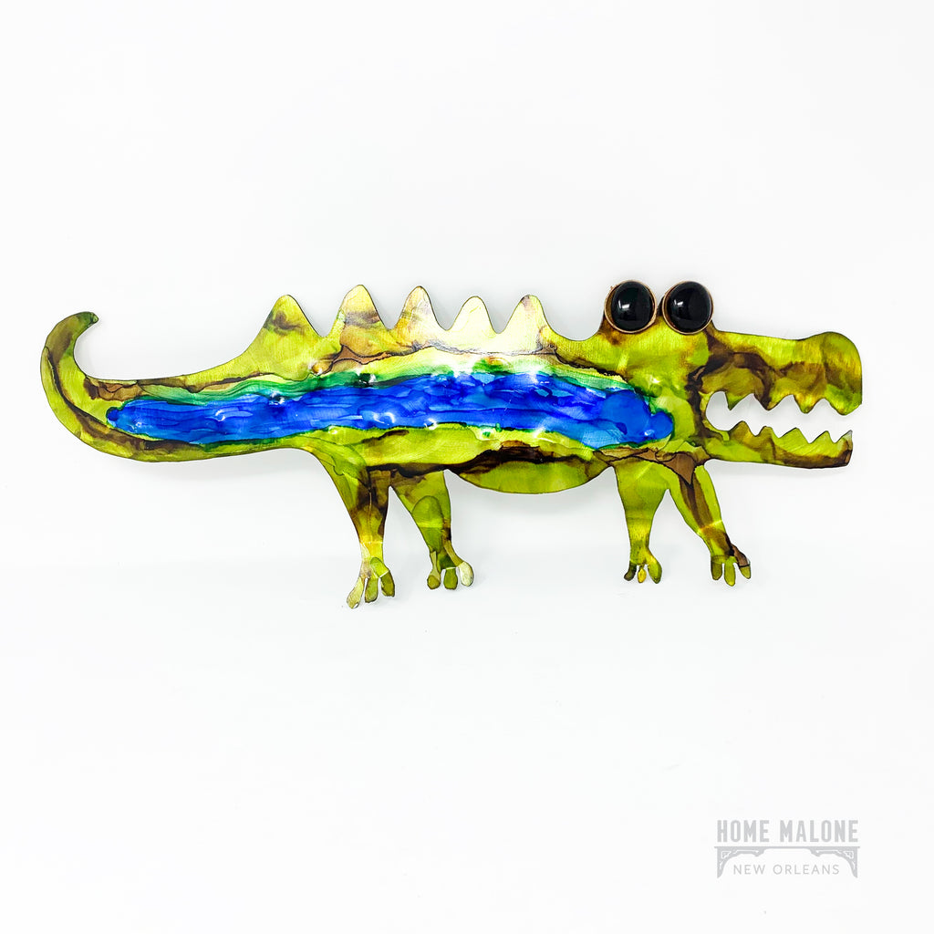 Long Gator Metal Art