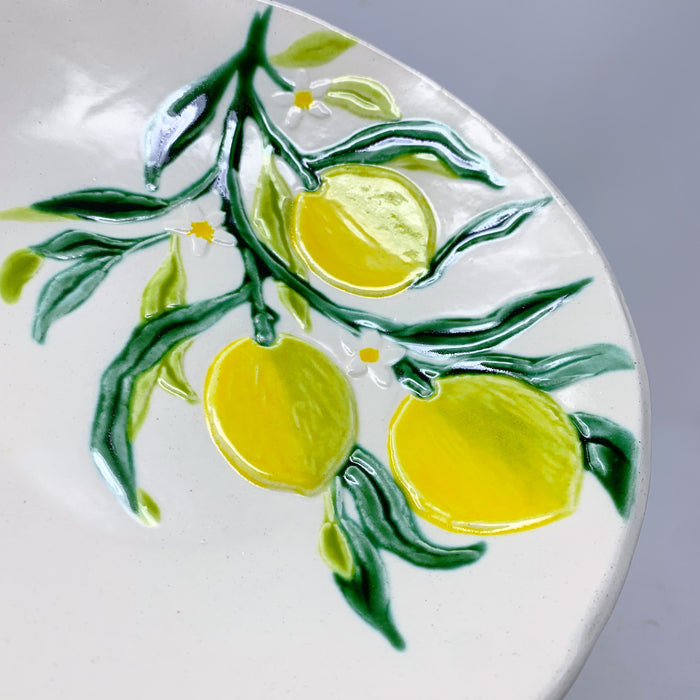 Ceramic Lemon Bowl: Medium