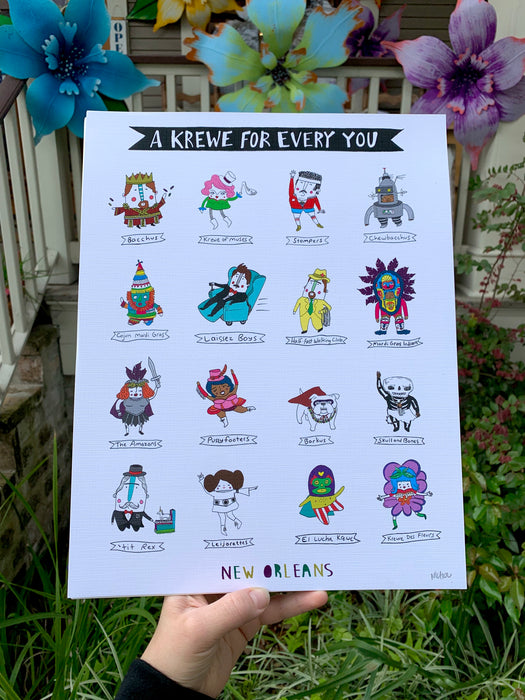 A Krewe For Every You Print