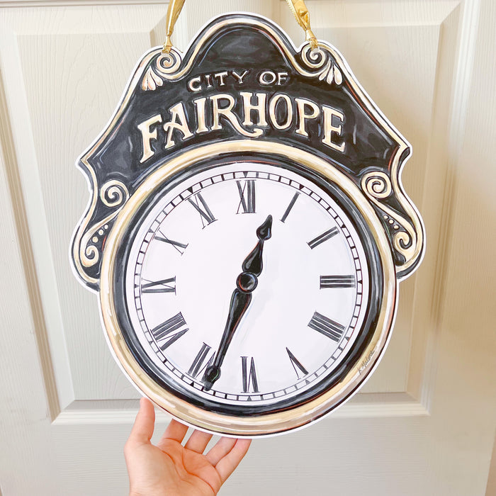 Fairhope Clock Door Hanger - ONLINE EXCLUSIVE