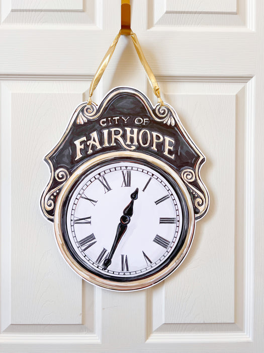Fairhope Clock Door Hanger - ONLINE EXCLUSIVE