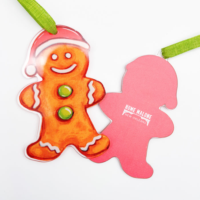 Acrylic Gingerbread Ornament