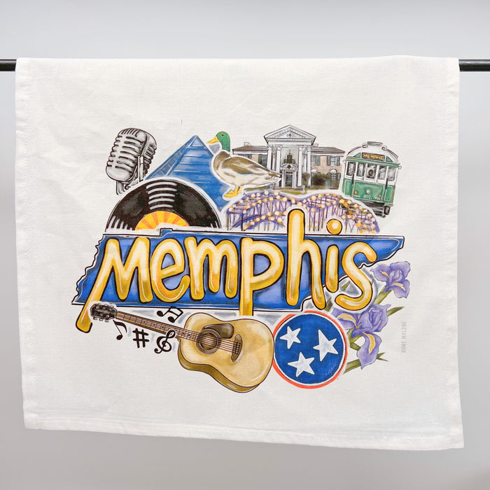 Memphis Tennessee, Memphis Towel, Soul, Beale Street, Rock N Roll, Downtown Memphis, New Orleans Art, Home Malone