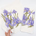 Purple Iris Towel, Iris Towel, Southern flower, Kitchen Towel, Home Malone New Orleans, Local Life Linens