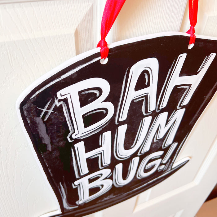 Bah Humbug Door Hanger