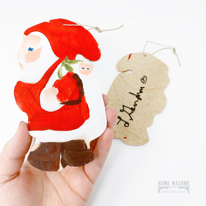 LG Ornament: Santa With Bag