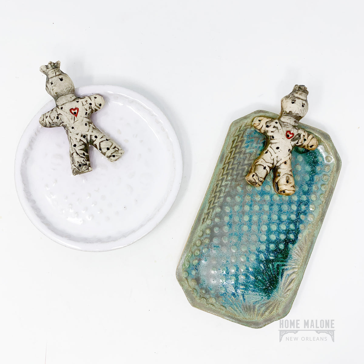 Silverware Voodoo Mini Voodoo Toothpick Holder Ceramic Dish - Handmade Gifts In NOLA ...
