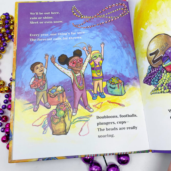 Mardi Gras In New Orleans Hardcover Book