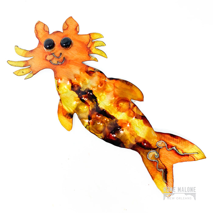 Metal Ornament: Catfish