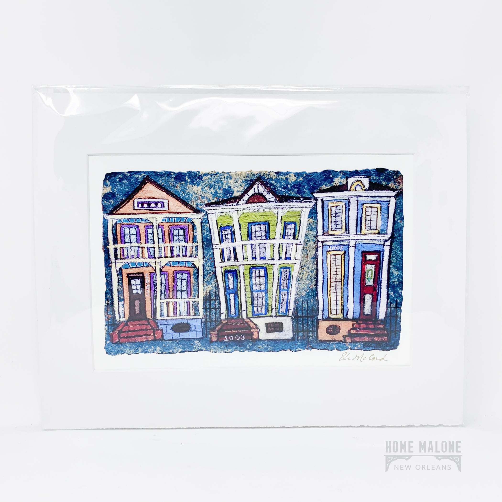 Uptown Houses NOLA Print — Home Malone