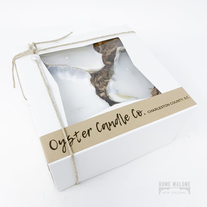 Oyster Shell Candle Gift Box