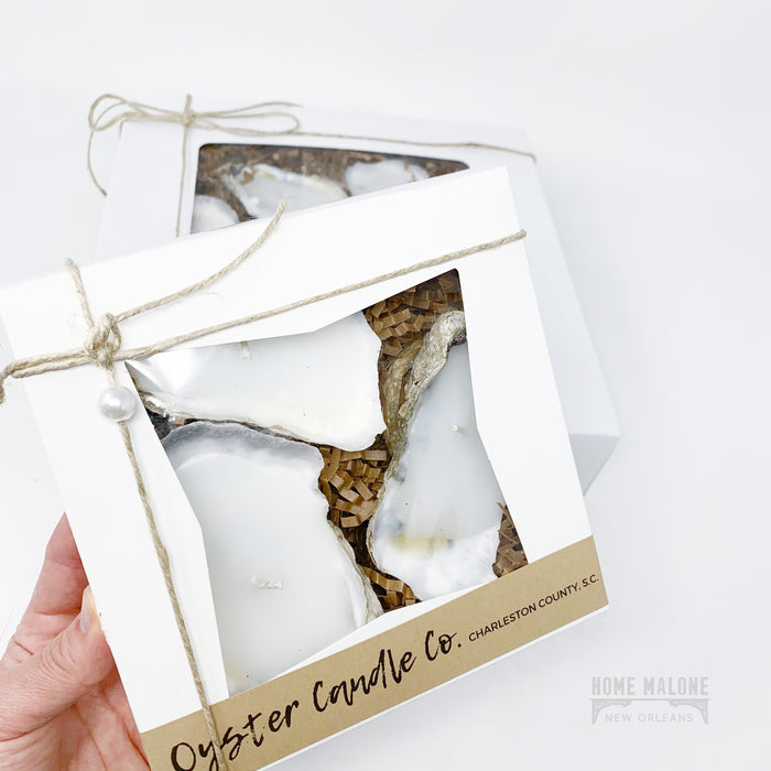 Oyster Candle Gift Set: Small
