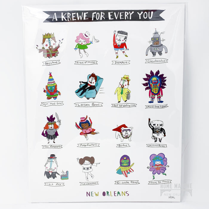 A Krewe For Every You Print