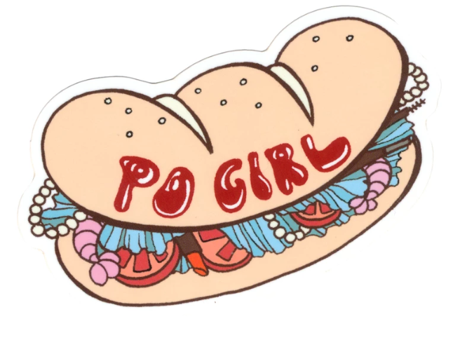 Po Girl Sticker