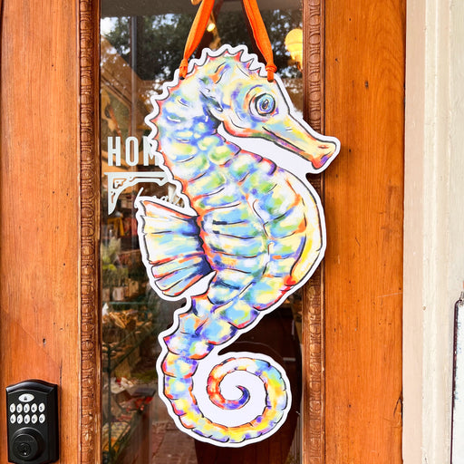 Seahorse Sea life Door Hanger Home Malone New Orleans