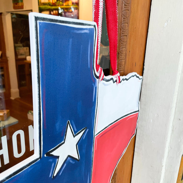 Texas State Flag Door Hanger
