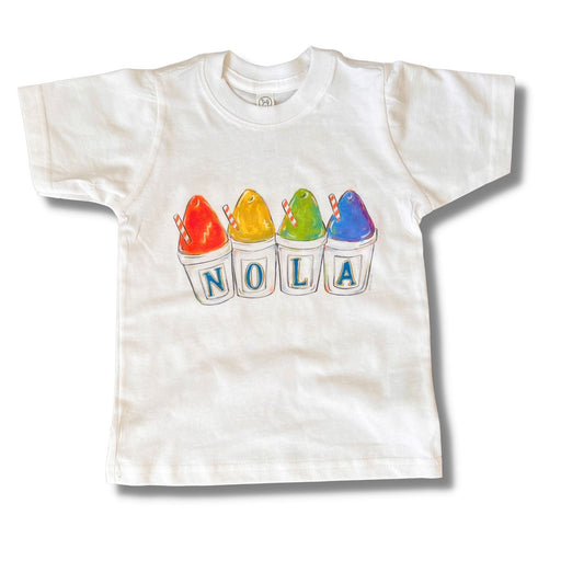NOLA Sno-Balls Rainbow Kids Shirt Home Malone New Orleans