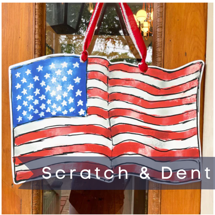 *Scratch & Dent* American Flag Door Hanger