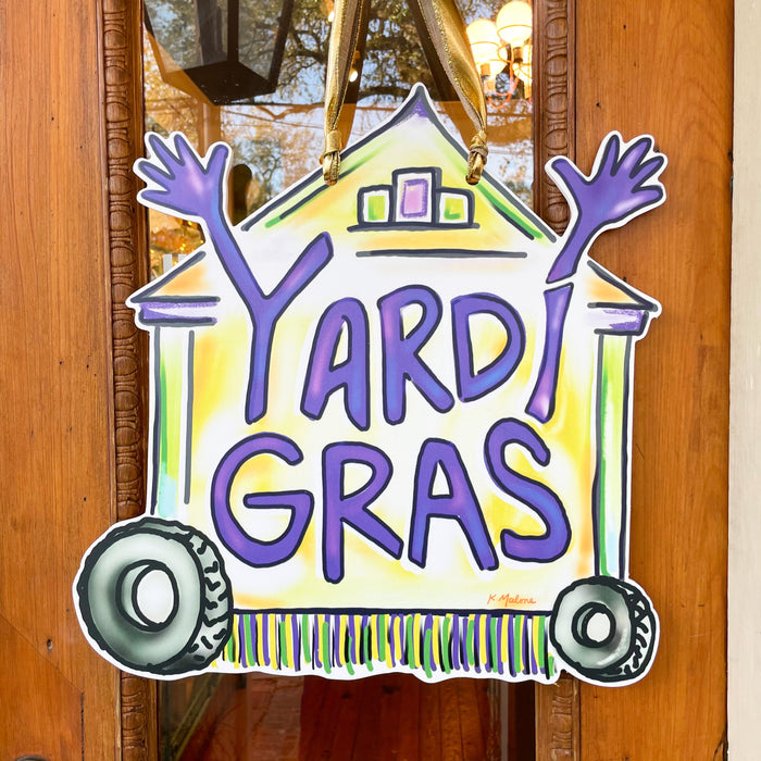 Yardi Gras Door Hanger - ONLINE EXCLUSIVE