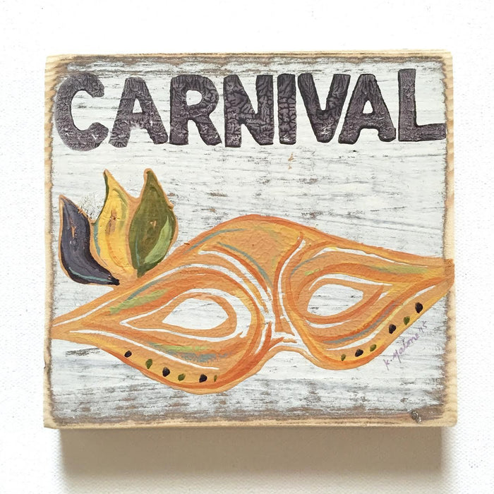 Carnival Wood Sign