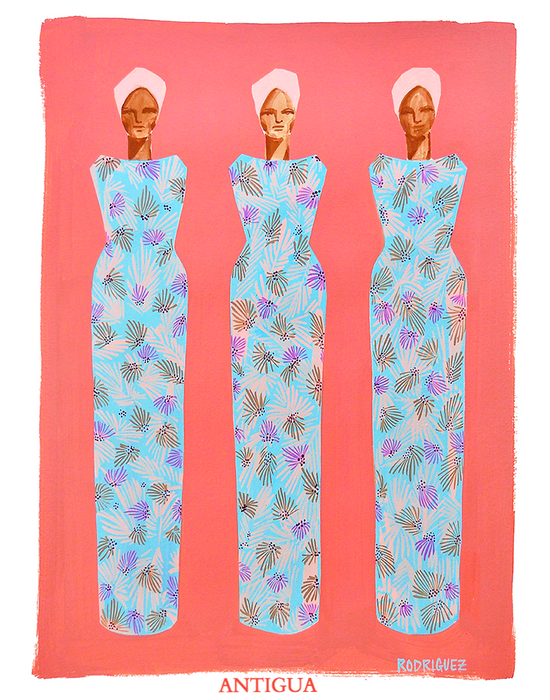 Triple Goddess Print: Antigua