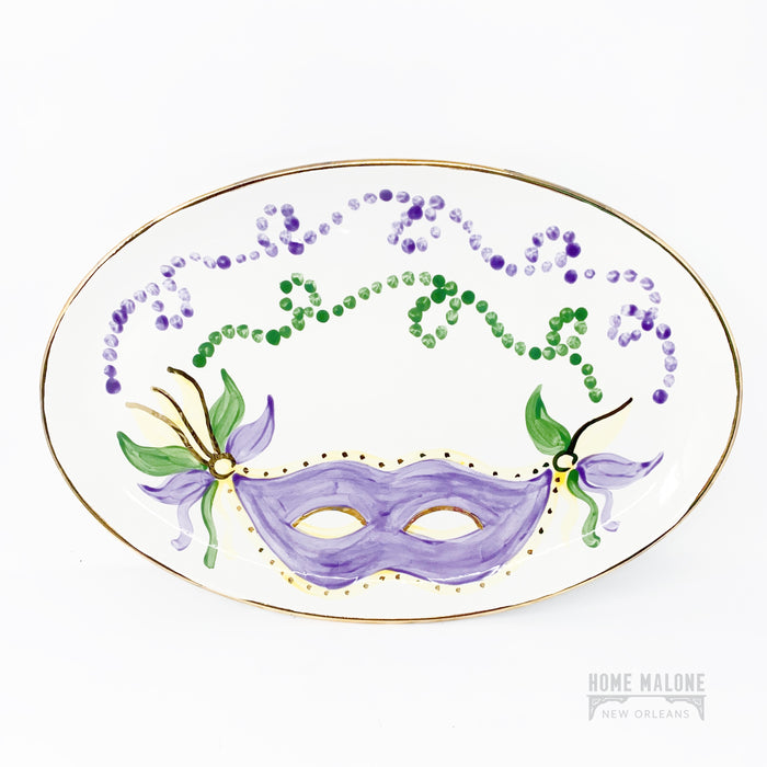Oval Serving Tray: Carnival