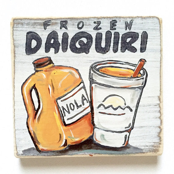 Frozen Daiquiri Wood Sign