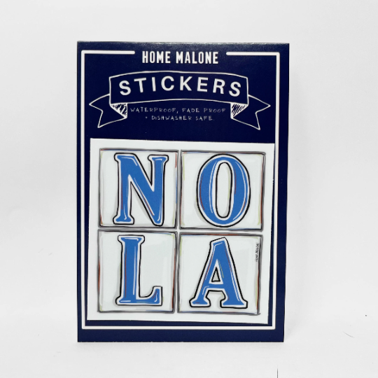 NOLA Tiles, NOLA Street Tile, New Orleans Louisiana, cute sticker, spirit sticker, southern sticker, Home Malone